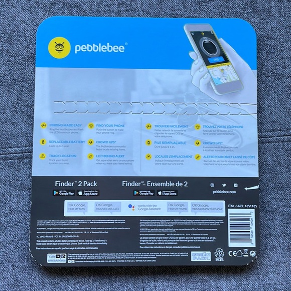 Pebblebee Finder 2 Pack - Picture 2 of 2